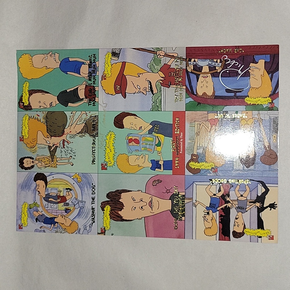 Beavis and Butt Head Uncut Cards ,1994